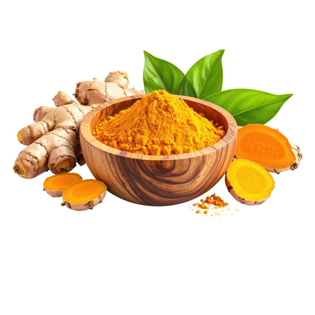 naturalny antyoksydant i jeden z najsilniejszych przeciwzapalnych składników roślinnych; łagodzi ból i poprawia mobilność.